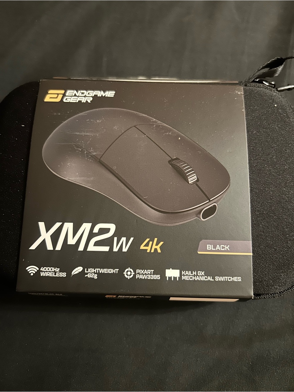 NIB XM2w 4k Wireless Gaming Mouse retail $130